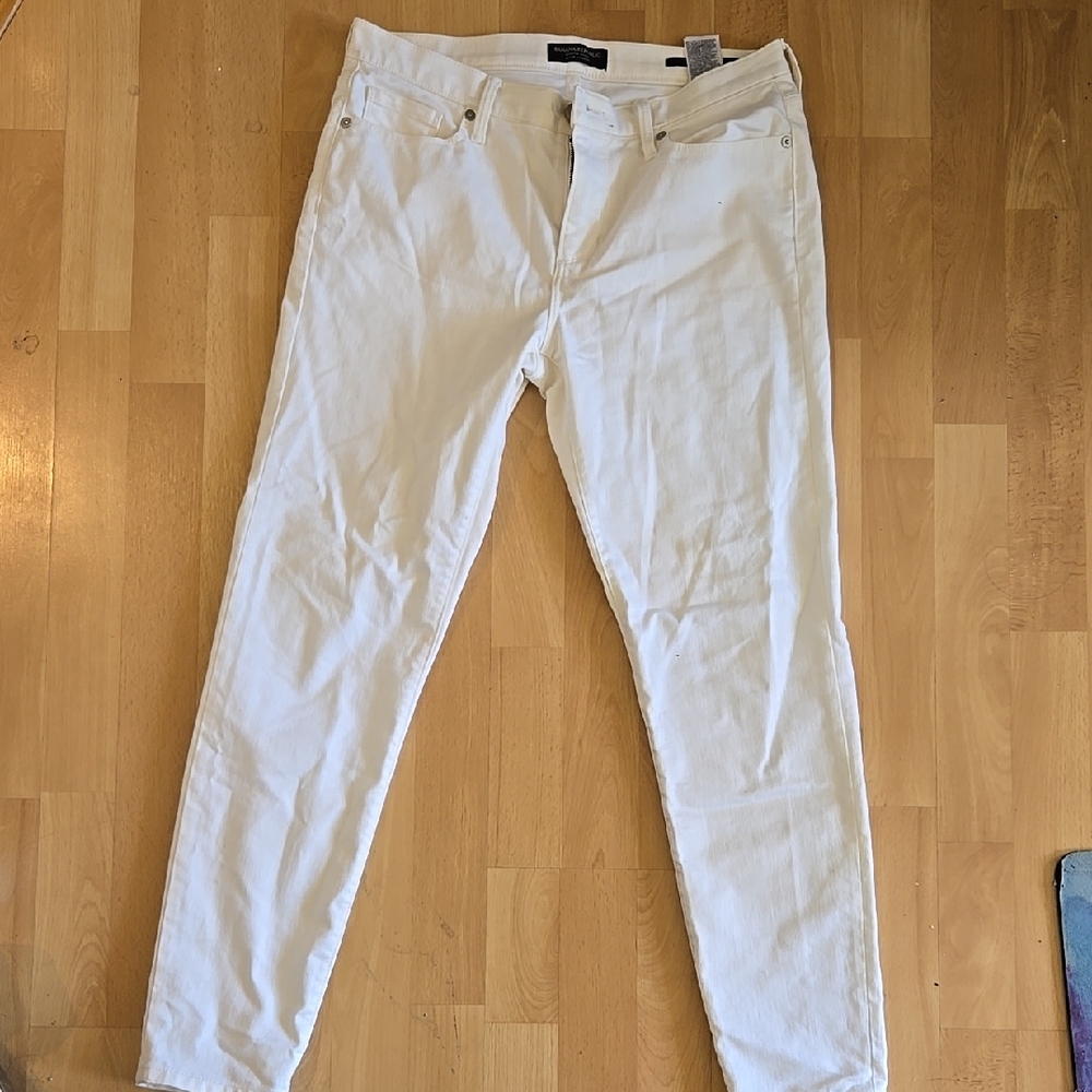 Banana Republic White Skinny Jeans